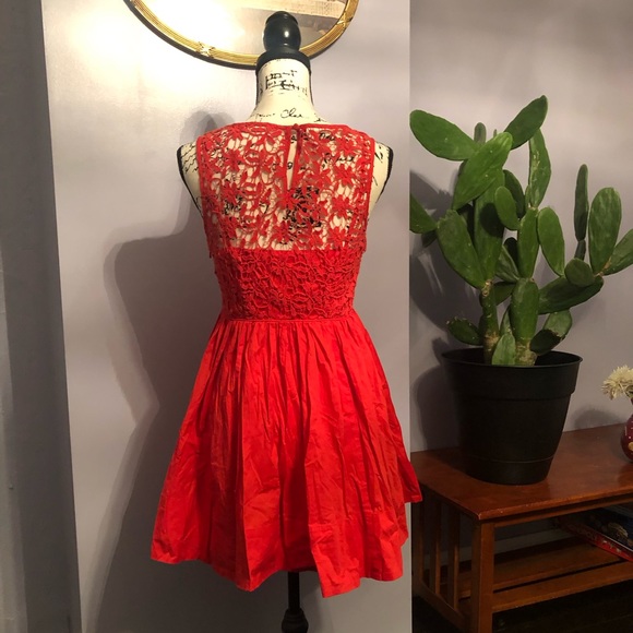 Anthropologie Melora Orange Dress - Picture 2 of 6